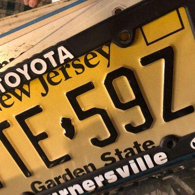 W23: Vintage License Plate Lot