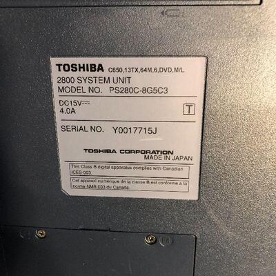 W37: Vintage Toshiba Laptops