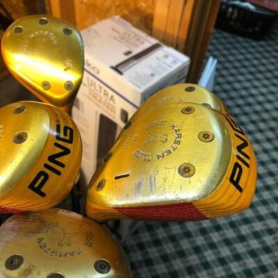 W41:  Karsten Ping Zing Golf Clubs/Bag