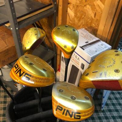 W41:  Karsten Ping Zing Golf Clubs/Bag