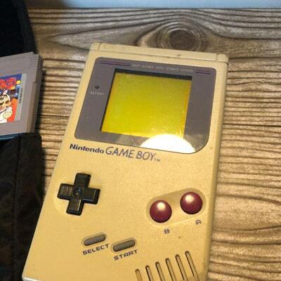 W43:  Nintendo Gameboy with Games
