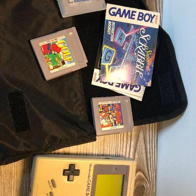 W43:  Nintendo Gameboy with Games