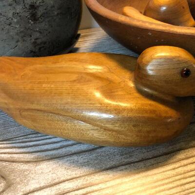 W48:  Woodcraftory Footed Dough-Bowl and More
