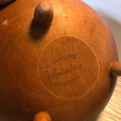 W48:  Woodcraftory Footed Dough-Bowl and More