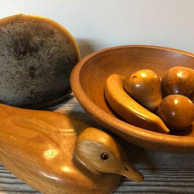 W48:  Woodcraftory Footed Dough-Bowl and More
