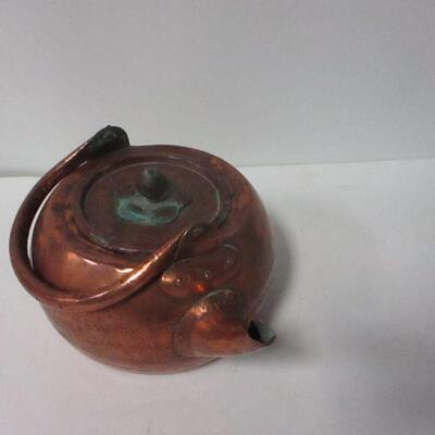 Lot 50 - Antique Copper Tea Kettle 