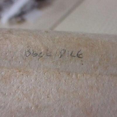 Lot 58 - Vintage Asian Hanging Picture Scroll Calligraphy Weighted