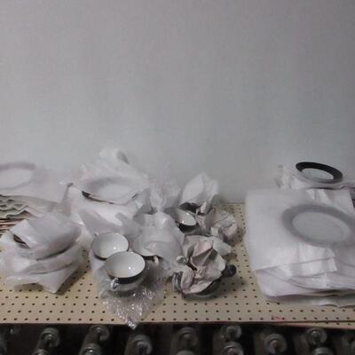 Lot 63 - Noritake "Benedicta" Place Settings - Over 60 Pieces