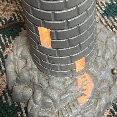 P106:  Large Pewter Lighthouses w/Blinking lights