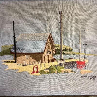 P114: 1971 Andersons Dock Embroidered Artwork