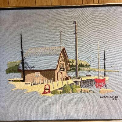 P114: 1971 Andersons Dock Embroidered Artwork