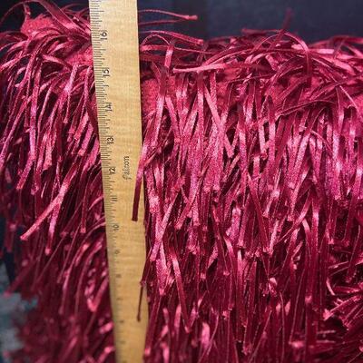 P116: Cynthia Rowley Trio of Ruby Red Decorative Pillows