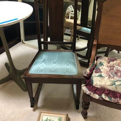 Lot 34 - Vintage Chairs and Games
