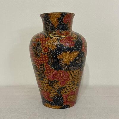 World Market Floral Decorative Vase/Urn
