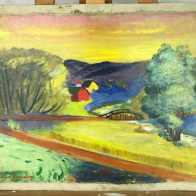 388: Glen Ranney Original Oil Painting 