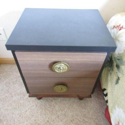 LOT 83 TWO DRAWER NIGHT STAND