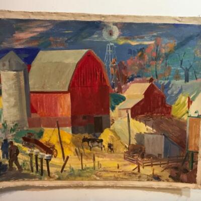 390: Glen Ranney Original Oil Painting 