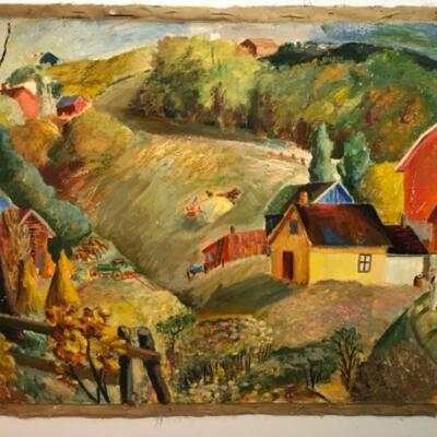 391: Glen Ranney Original Oil Painting 