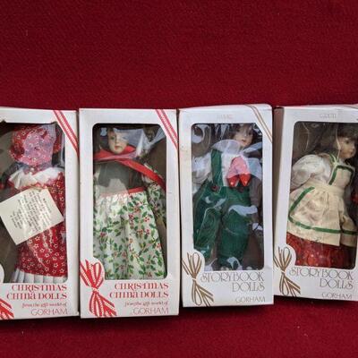 Gorham christmas dolls 