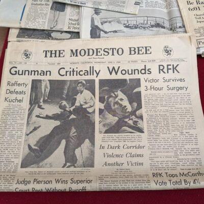 Vintage newspaper collection 