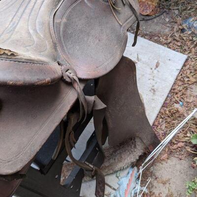 3 Horse saddle lot with some extras