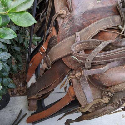 3 Horse saddle lot with some extras