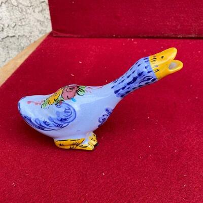 Hand Painted ceramic duck from Portugal 