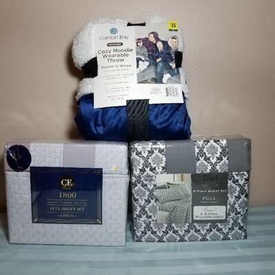 Full Sheet Sets & Hoodie Throw