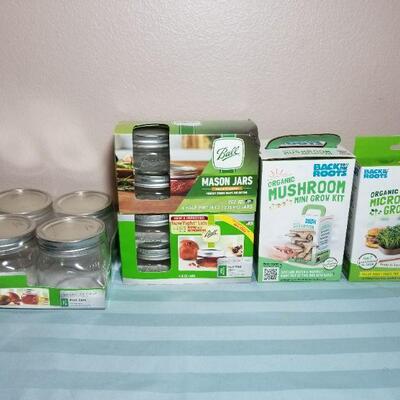 Mason Jars & Organic Grow Kits