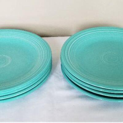 Lot #20  8 Vintage Fiesta Dinner Plates