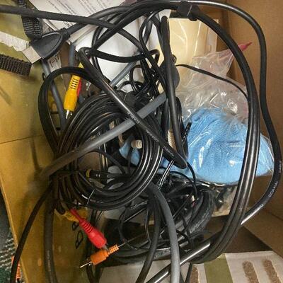 P125:  Miscellaneous Box of Household Cords