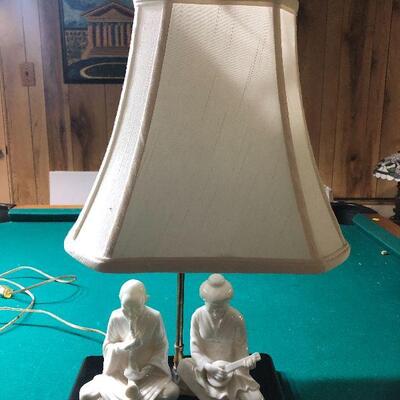P128: Japanese Couple Lamp