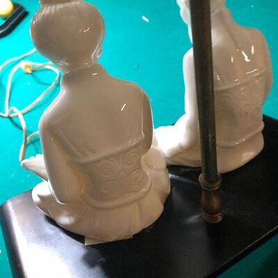 P128: Japanese Couple Lamp