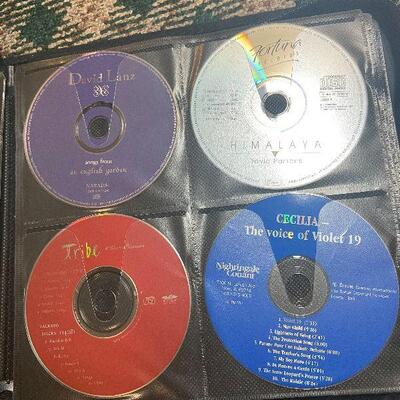 P129:  Variety of CD's, Cases