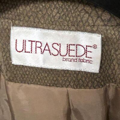 P137 Ultrasuede Size 12 Count Romi LTD Long Overcoat