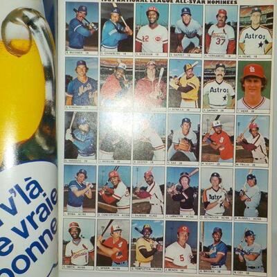 " 1982 All Star Baseball Game Program in Montreal.