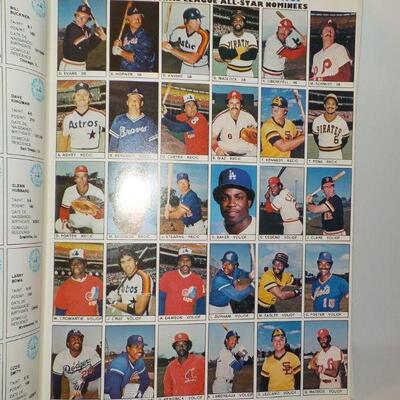 " 1982 All Star Baseball Game Program in Montreal.