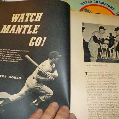" 1953 Baseball Year Book by True Magazine."