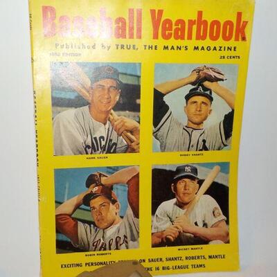 " 1953 Baseball Year Book by True Magazine."
