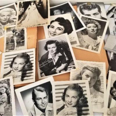 Lot #27  Large Lot of 1940's and '50's movie star Postcards - Real Autograph Susan Hayward