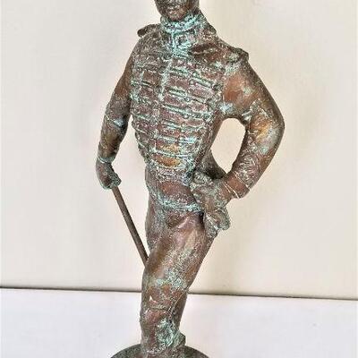 Lot #28  Metal Figure of an English Soldier - Contemporary, Heavy