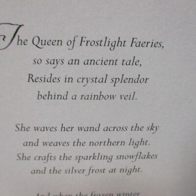 Lot 8 - Hallmark Frostlight Fairies Queen Aurora Tree Topper Fiber Optic