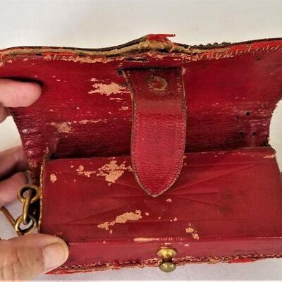 Lot #33  19th Century British Officers Belt Pouch - Heavily Decorated - SCARCE