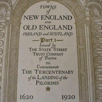 Towns of New England & Old England Ireland & Scotland (1620-1920)