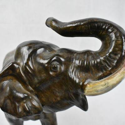 Ceramic Painted Elephant Decor