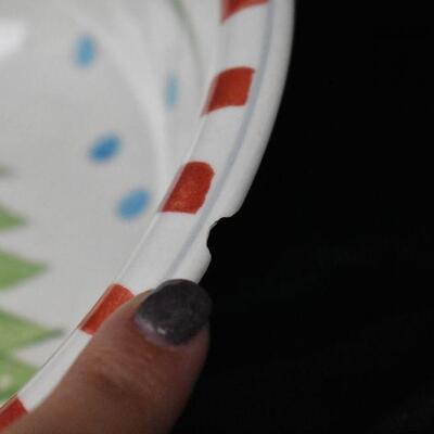 4 Christmas Bowls with Tree Design, by Gibson China