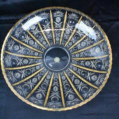 Impero Crystal Platter/Bowl/Centerpiece, 13