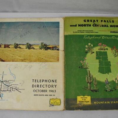 Vintage Yellow Pages Books 1962, 1963, 1965
