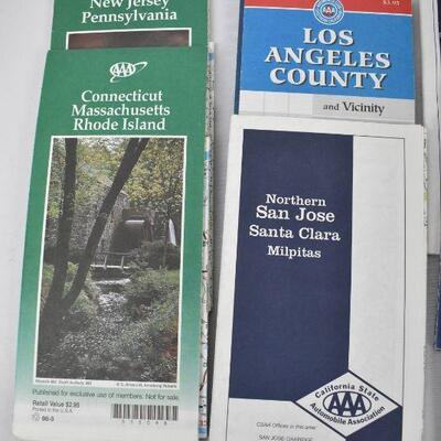 17 Vintage Road Maps from AAA