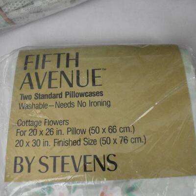 7 piece Flat Sheets & Pillowcases (Twin, Full, 3 Queen) New Old Stock